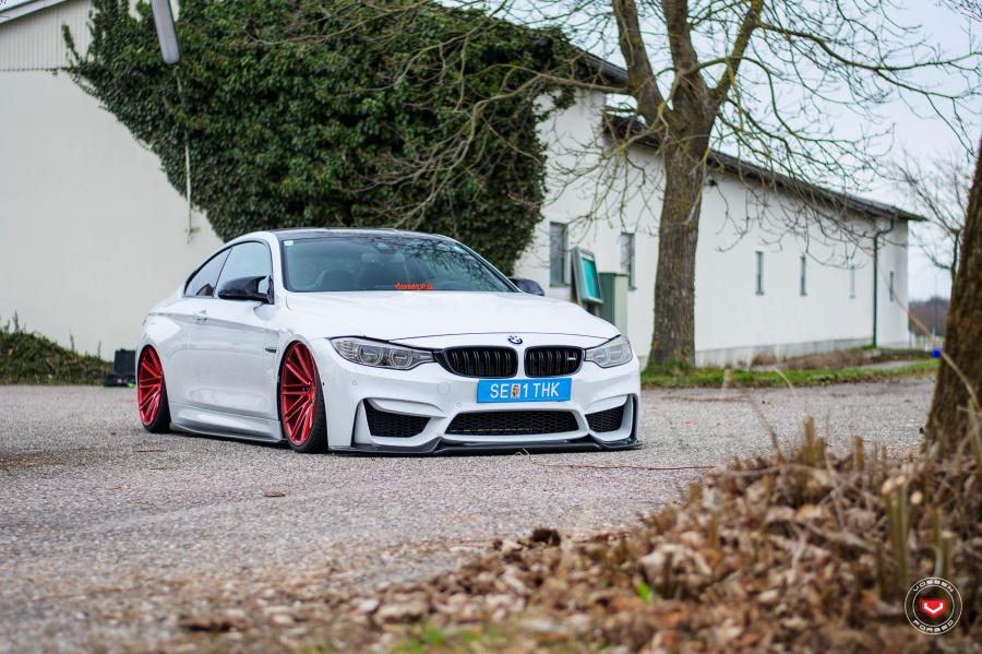  BMW M4 Coupe on Vossen Wheels (VPS-307T) 2017 года  (фото 7 из 20)